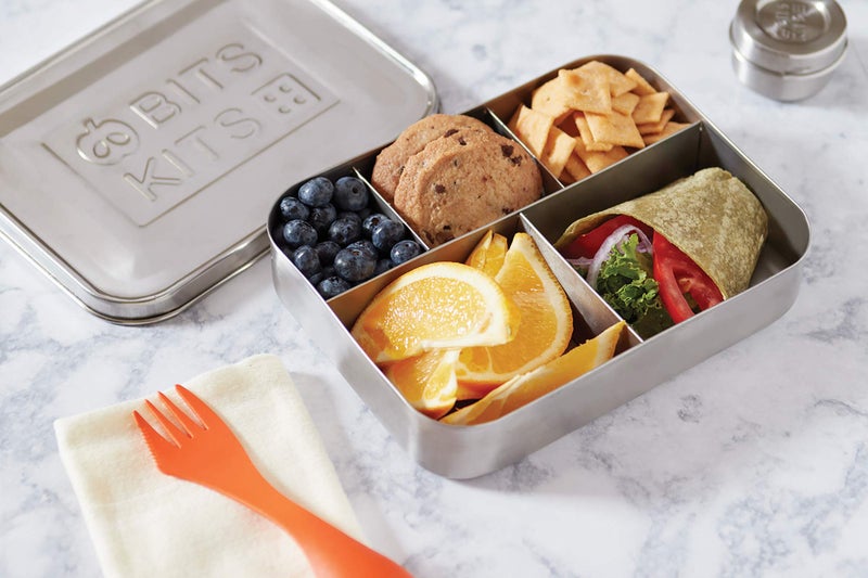 Bits Kits Stainless Steel Bento Box Lunch and Snack Container for Kids and Adults, 5 Sections - Image 4